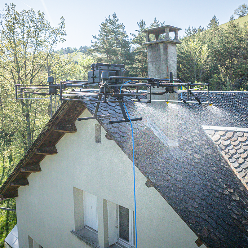 Toiture façade Drone Expertise Lozere