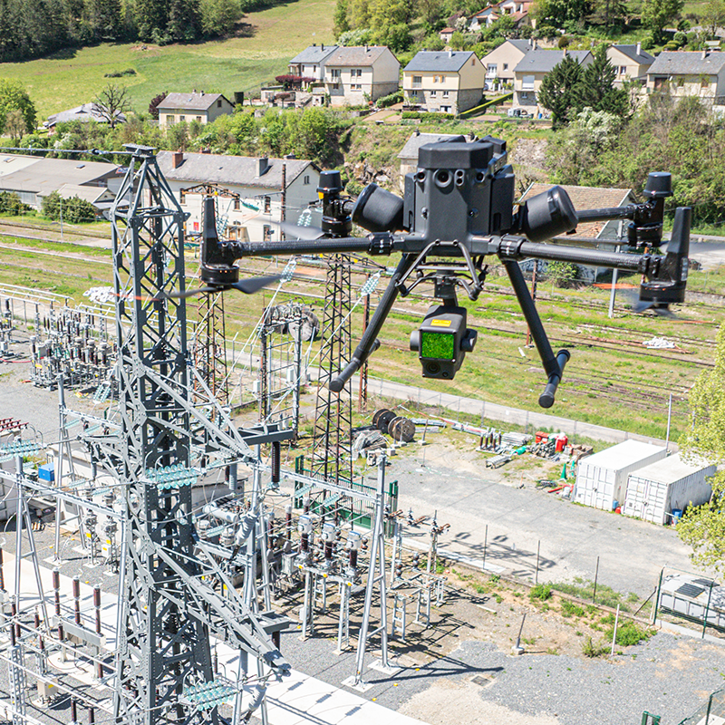 Réseaux Electriques Drone Expertise Lozère