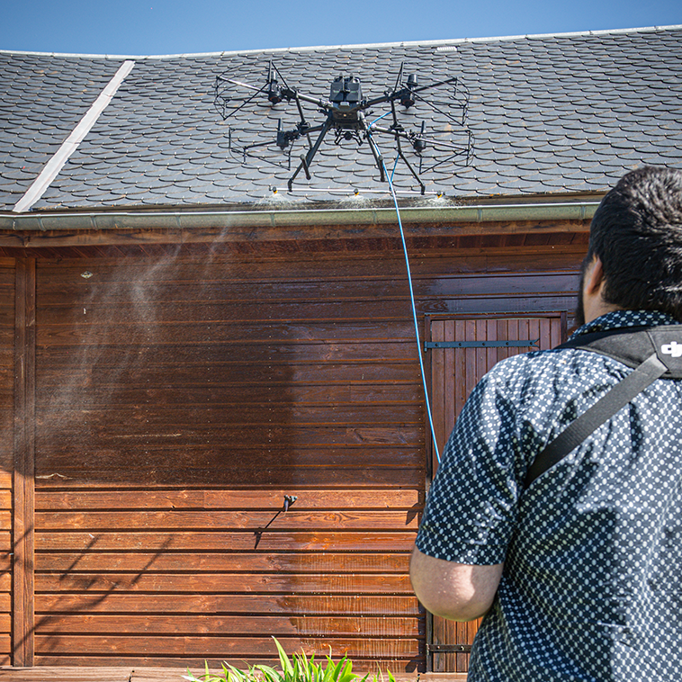 Toiture façade Drone Expertise Lozere